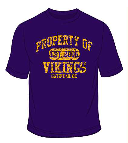 Purple Viking T Shirt
